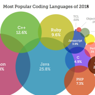 Most popular programming languages